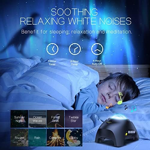 Galaxy night light projector for parties and kids rooms