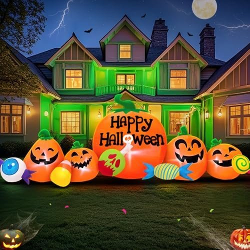 Halloween Inflatable Pumpkin Combo, 8FT