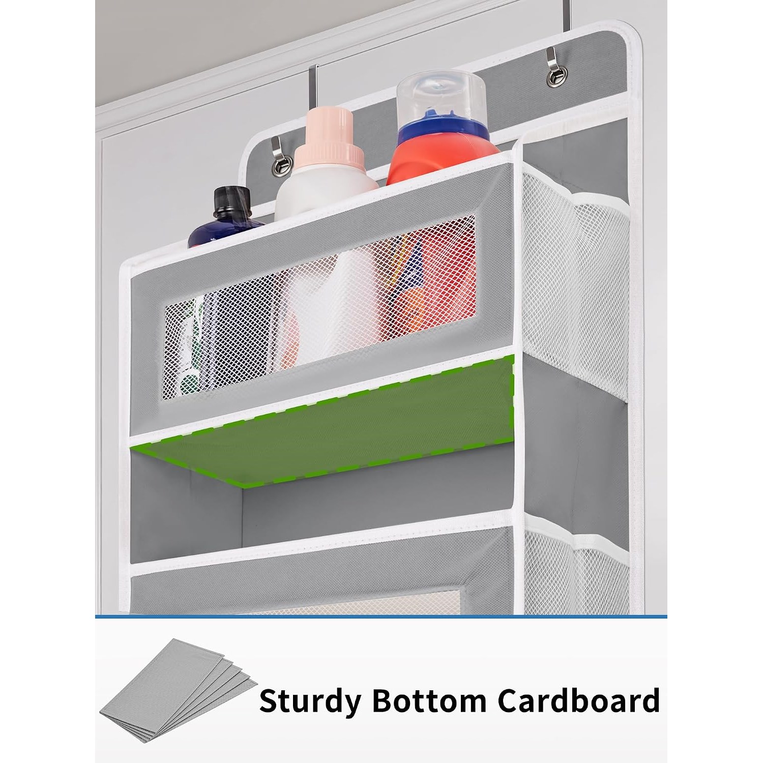 JARLINK door organizer in a nursery for baby essentials