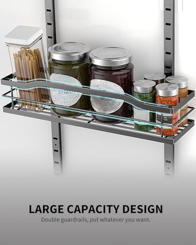 No drill over the door shelves for home organization