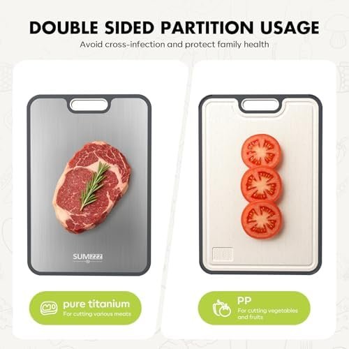 Odor resistant titanium chopping board