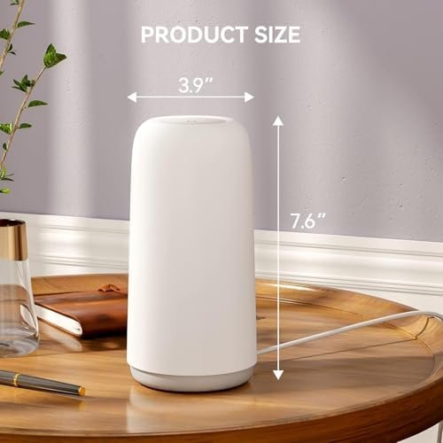 Dimmable nightstand lamp with warm white and color modes